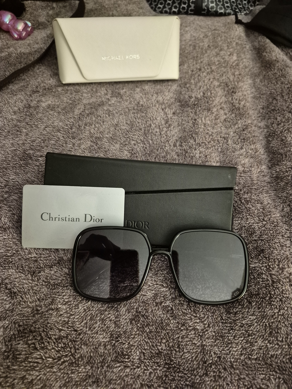 Dior Black Oversized Square Sunglasses